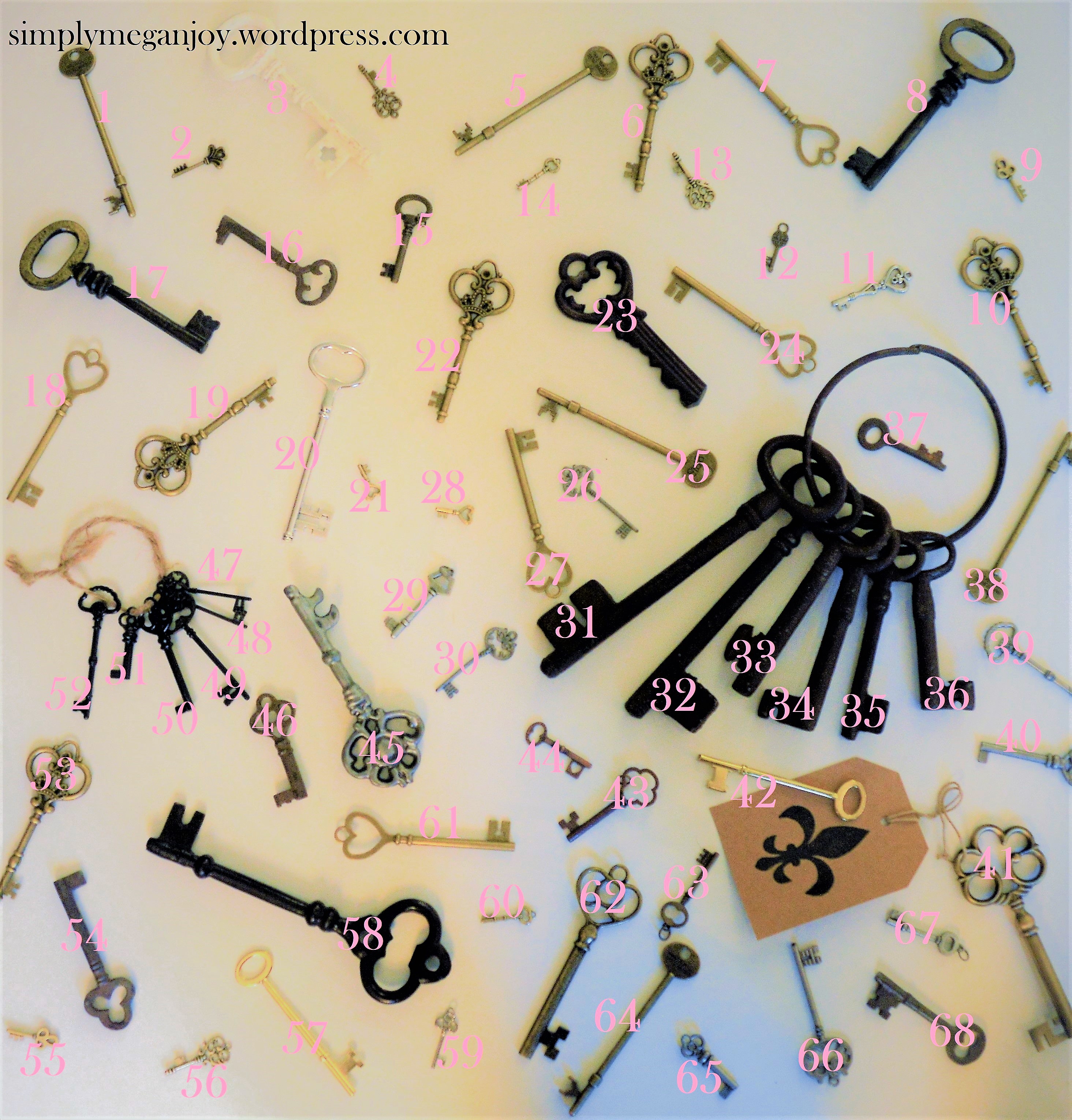 Keys to My Heart - A Collection - Reveal! simplymeganjoy.wordpress.com.JPG